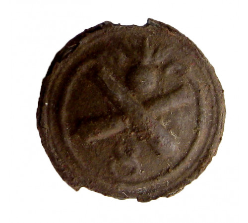 Button 8   train artillery  France.