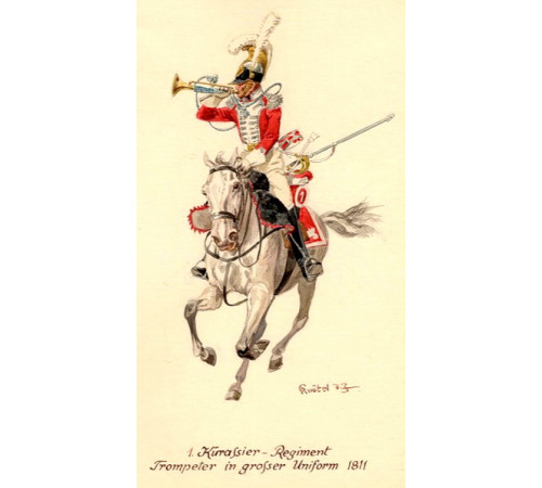 The Kingdom of Westphalia. The first cuirassier regiment.