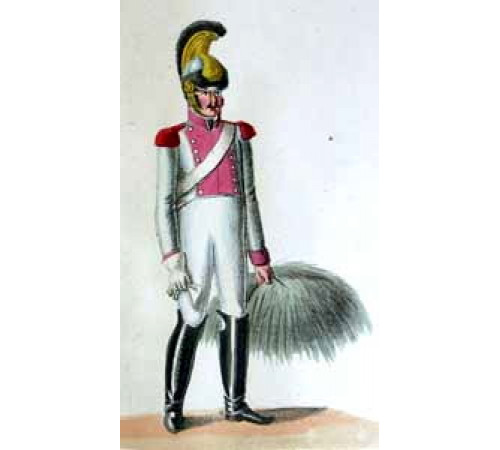 The Kingdom of Westphalia. The first cuirassier regiment.