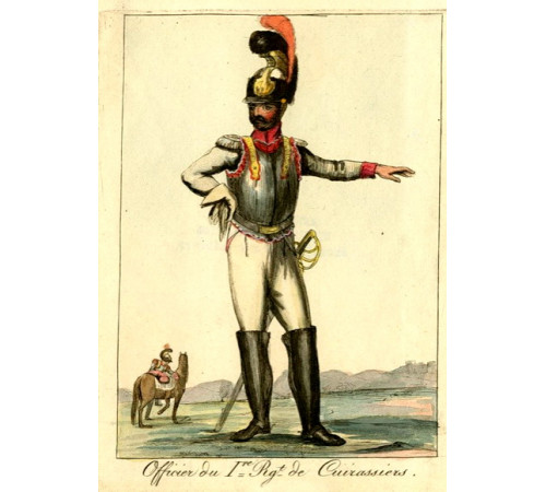 The Kingdom of Westphalia. The first cuirassier regiment.