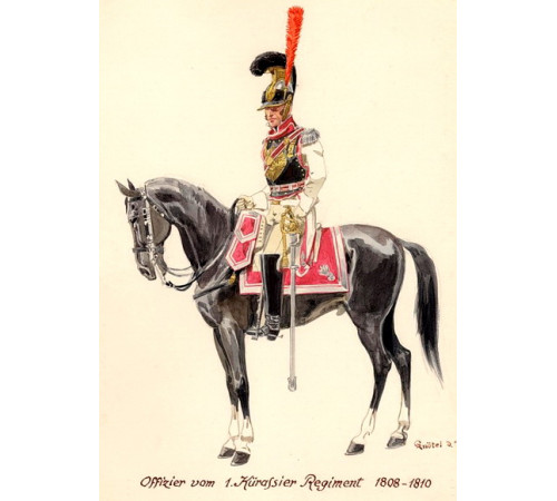 The Kingdom of Westphalia. The first cuirassier regiment.