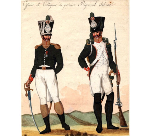 The Kingdom of Italy. The line infantry. The 1st regiment.