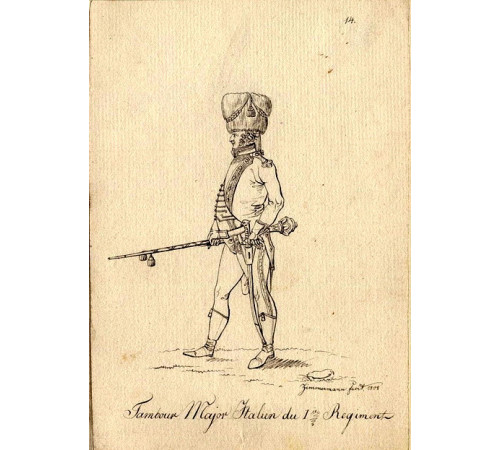 The Kingdom of Italy. The line infantry. The 1st regiment.