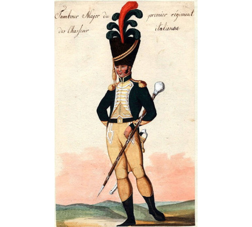 The Kingdom of Italy. The Light infantry. The 1st regiment.