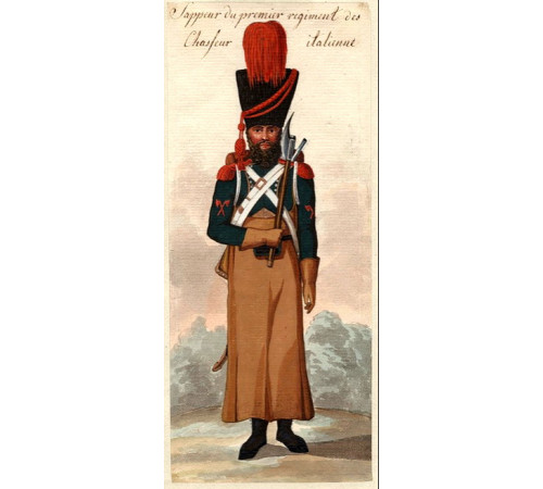 The Kingdom of Italy. The Light infantry. The 1st regiment.